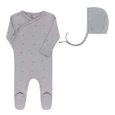 Ely's & Co. Kids'  Embroidered Collection In Gray