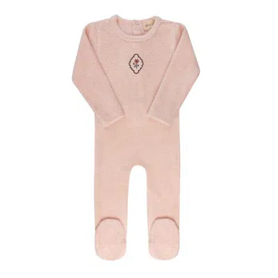 Ely's & Co. Kids'  Embroidered Floral Dot Collection In Pink