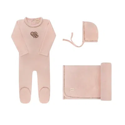Ely's & Co. Kids'  Embroidered Liberty & Berry Collection In Pink
