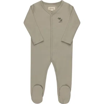 Ely's & Co. Babies'  Embroidered Palm Trees Collection In Green