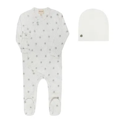 Ely's & Co. Kids'  Floral Dot Collection In White