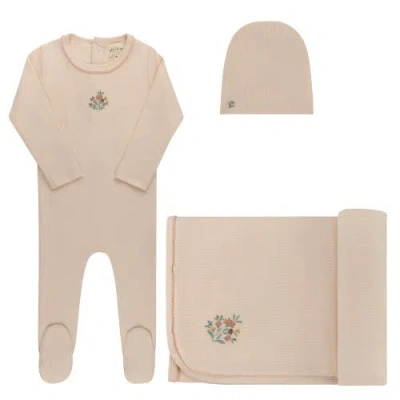 Ely's & Co. Babies'  Floral Embroidered Collection In Pink