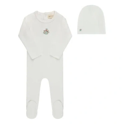 Ely's & Co. Babies'  Floral Embroidered Collection In White