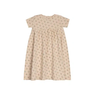 Ely's & Co. Kids'  Floral Grid Collection In Neutral