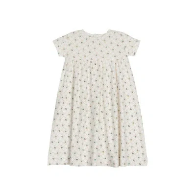 Ely's & Co. Kids'  Floral Grid Collection In Neutral