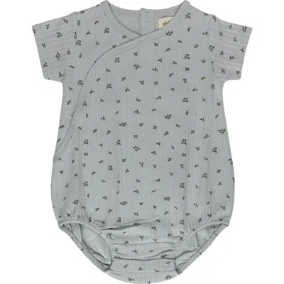 Ely's & Co. Kids'  Floral Pointelle Collection In Gray