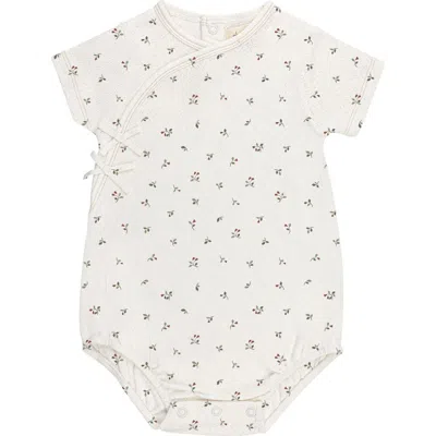 Ely's & Co. Kids'  Floral Pointelle Collection In White