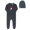Ely's & Co. French Terry Autumn Kids Collection In Black