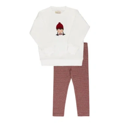 Ely's & Co. French Terry Autumn Kids Collection In Multi