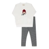 Ely's & Co. French Terry Autumn Kids Collection In White