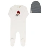 Ely's & Co. French Terry Autumn Kids Collection In White