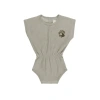 Ely's & Co. Babies'  Fruit Collection- Romper In Gray