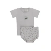 Ely's & Co. Kids'  Garden Floral Print Collection In Gray