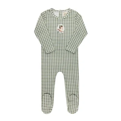 Ely's & Co. Kids'  Gingham Owl Collection In Gray