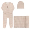 Ely's & Co. Babies'  Gingham Owl Collection In Neutral