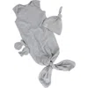 Ely's & Co. Knot Wearable Blanket, Knot Hat & Mitten Set In Heather Grey