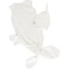 Ely's & Co. Knot Wearable Blanket, Knot Hat & Mitten Set In Ivory