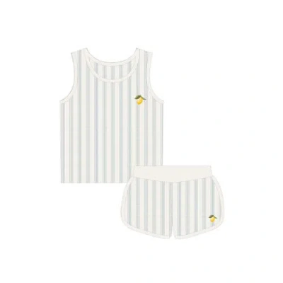 Ely's & Co. Babies'  Lemon Peach Collection In Yellow