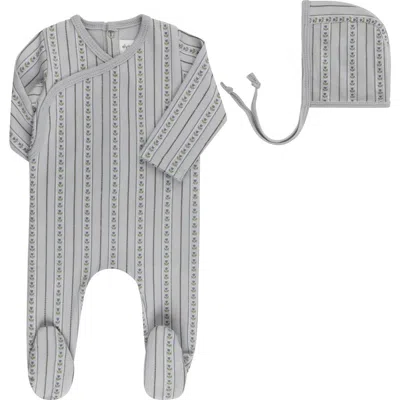 Ely's & Co. Kids'  Linear Tulip Collection In Gray