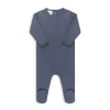 Ely's & Co. Kids'  Looms Cable Pointelle Flat Collection In Blue