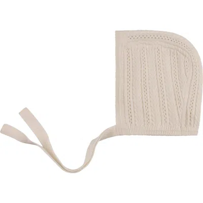 Ely's & Co. Kids'  Looms Cable Pointelle Flat Collection In Neutral