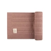 Ely's & Co. Looms Cable Pointelle Flat Collection In Brown
