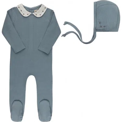 Ely's & Co. Kids'  Looms Embroidered Trim Collection In Blue