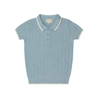 Ely's & Co. Kids'  Looms Embroidered Trim Collection In Blue