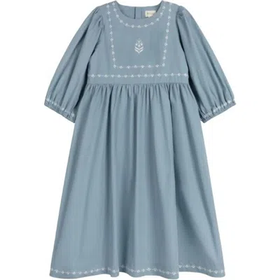 Ely's & Co. Kids'  Looms Embroidered Trim Collection In Blue