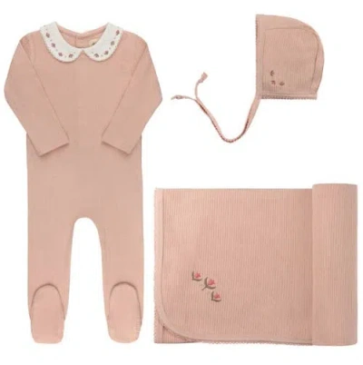 Ely's & Co. Kids'  Looms Embroidered Trim Collection In Pink