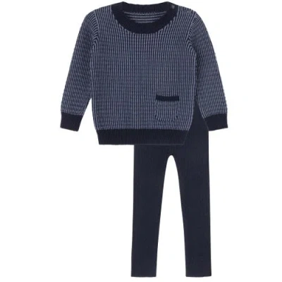 Ely's & Co. Kids'  Looms Thin Stripe Collection In Blue