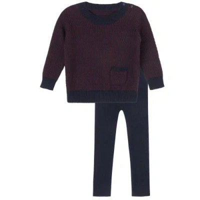 Ely's & Co. Kids'  Looms Thin Stripe Collection In Brown