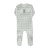 Ely's & Co. Modal French Terry Plaid Sheep Collection In Green