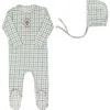 Ely's & Co. Modal French Terry Plaid Sheep Collection In Green