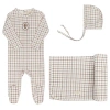 Ely's & Co. Modal French Terry Plaid Sheep Collection In Multi