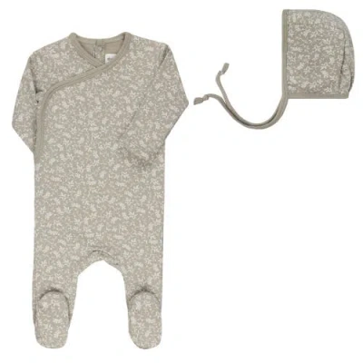 Ely's & Co. Kids'  Modal French Terry Vine Collection In Gray