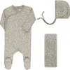 Ely's & Co. Kids'  Modal French Terry Vine Collection In Gray