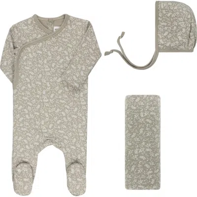 Ely's & Co. Kids'  Modal French Terry Vine Collection In Gray