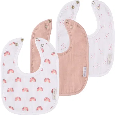 Ely's & Co. Kids'  Muslin Terry Bib 3 Pack In Multi