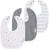 Ely's & Co. Kids'  Muslin Terry Bib 3 Pack In Blue Stars