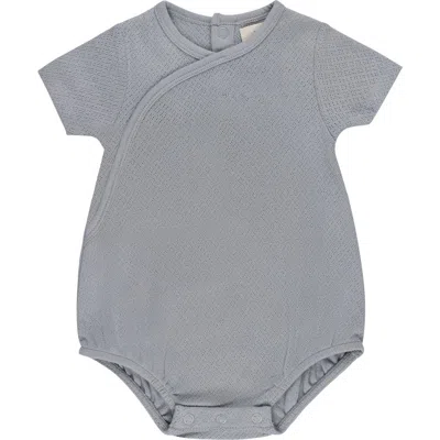 Ely's & Co. Kids'  Organic Cotton Amore Pointelle Collection In Gray