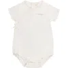 Ely's & Co. Kids'  Organic Cotton Amore Pointelle Collection In Neutral