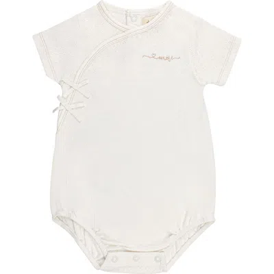 Ely's & Co. Kids'  Organic Cotton Amore Pointelle Collection In Neutral