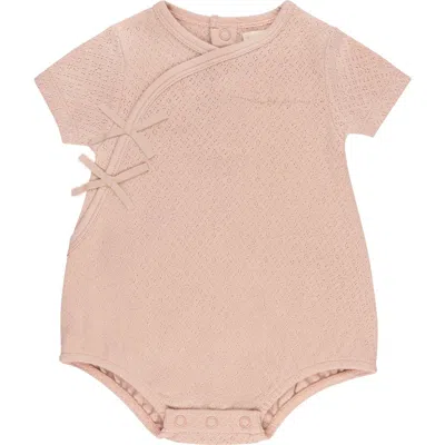 Ely's & Co. Kids'  Organic Cotton Amore Pointelle Collection In Pink