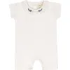 Ely's & Co. Organic Cotton Embroidered Collar Collection In Neutral