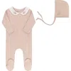 Ely's & Co. Kids'  Organic Cotton Embroidered Collar Collection In Neutral