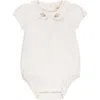 Ely's & Co. Babies'  Organic Cotton Embroidered Collar Collection In White