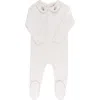 Ely's & Co. Kids'  Organic Cotton Embroidered Collar Collection In Neutral