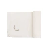 Ely's & Co. Organic Wide Rib Embroidered Scallop Collar Collection In Ivory/pink
