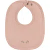 Ely's & Co. Kids'  Organic Wide Rib Embroidered Scallop Collar Collection In Pink